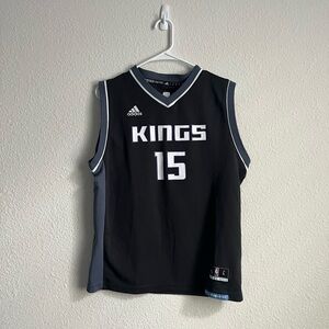 Adidas Sacramento Kings Demarcus Cousins #15 Jersey Alt Black Sz youth large